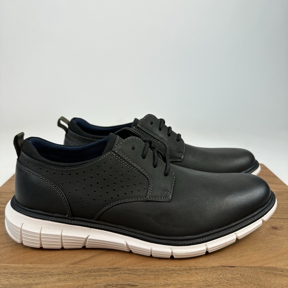 NEW Mens Dockers Fontera 24 Lace Up Casual Dress Shoes Black Size 8